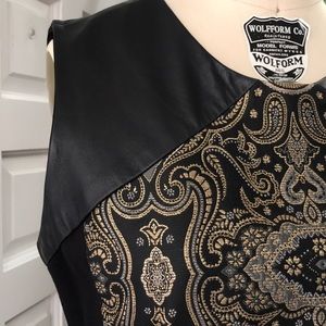 Raul midi dress in black size 12